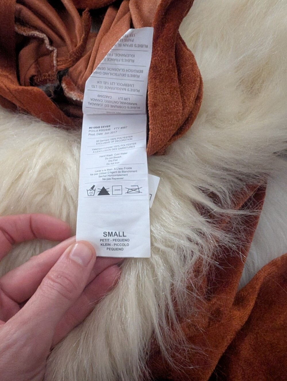 Rubie's Costumes Pokemon Eevee Dress Halloween S Small Girl's - Picture 6 of 9